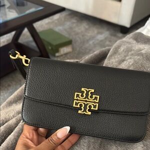 Tory Burch Black Leather Crossbody Bag